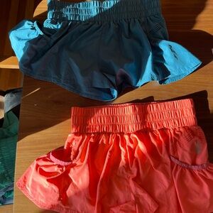 2- FP Movement by Free People Activewear, Get Your Flirt On Shorts size Small